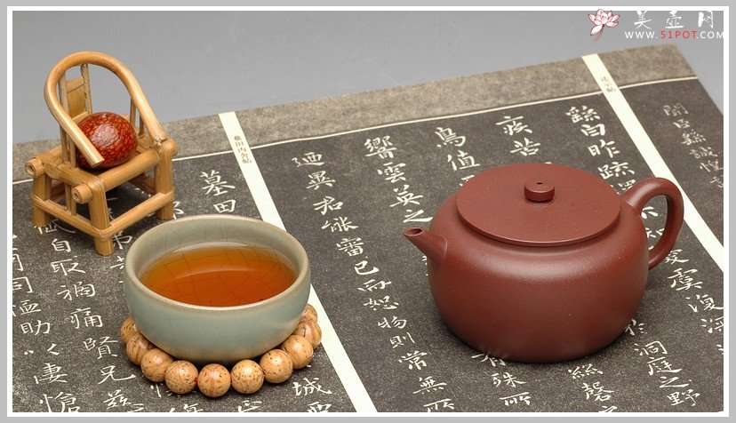 紫砂壶图片：王强爱徒 实力之作 俊秀稳重 平盖莲子 - 宜兴紫砂壶网