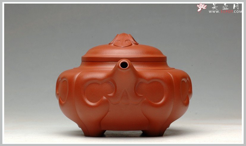 紫砂壶图片：赵庄红泥 经典代表作 四季如意 - 宜兴紫砂壶网