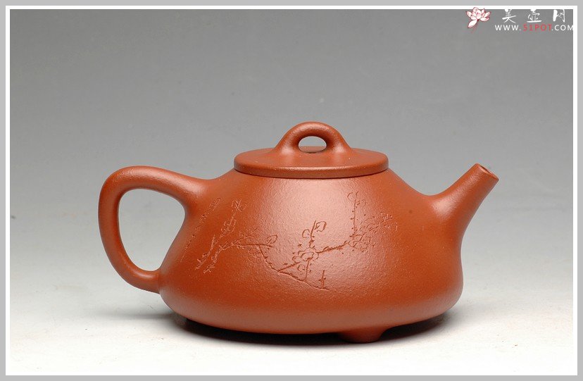 紫砂壶图片：各种泥料 子冶石瓢 - 宜兴紫砂壶网