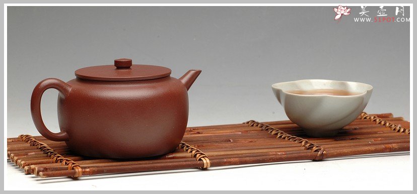 紫砂壶图片：王强爱徒 实力之作 俊秀稳重 平盖莲子 - 宜兴紫砂壶网