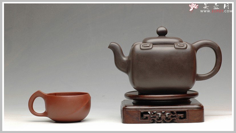 紫砂壶图片：合璧如意  2006年被中南海紫光阁收藏 - 宜兴紫砂壶网