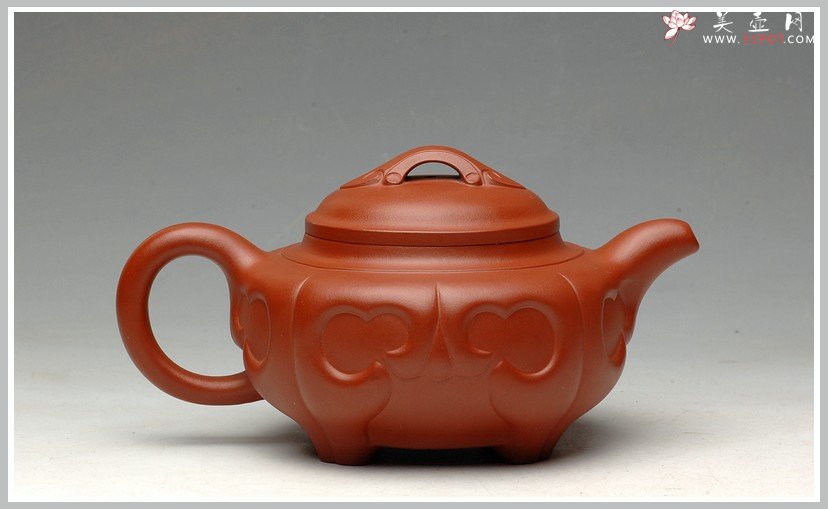 紫砂壶图片：赵庄红泥 经典代表作 四季如意 - 宜兴紫砂壶网