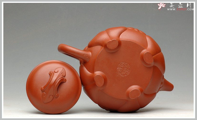 紫砂壶图片：赵庄红泥 经典代表作 四季如意 - 宜兴紫砂壶网