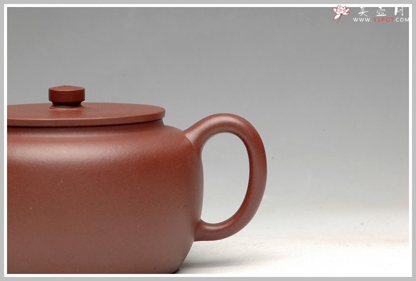 紫砂壶图片：王强爱徒 实力之作 俊秀稳重 平盖莲子 - 宜兴紫砂壶网