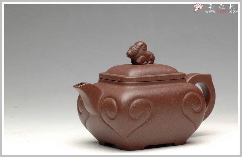 紫砂壶图片：吉羊如意  全手高难度 - 宜兴紫砂壶网
