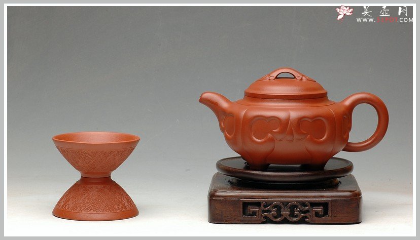 紫砂壶图片：赵庄红泥 经典代表作 四季如意 - 宜兴紫砂壶网