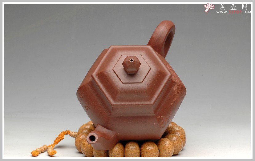 紫砂壶图片：史金妹代表作品 全手六方聚福 - 宜兴紫砂壶网