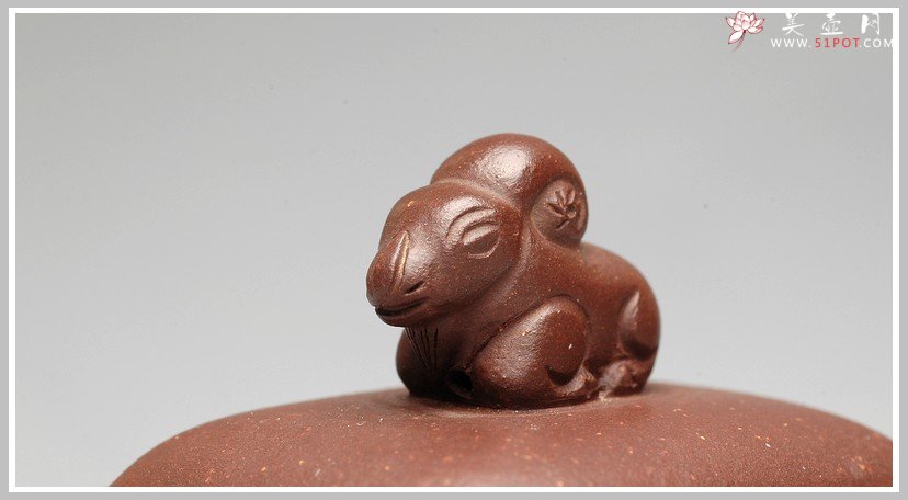 紫砂壶图片：吉羊如意  全手高难度 - 宜兴紫砂壶网