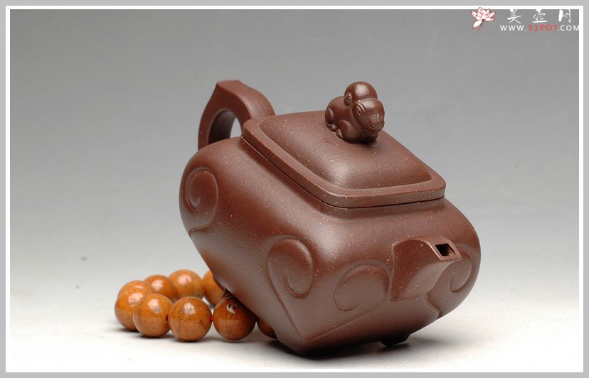 紫砂壶图片：吉羊如意  全手高难度 - 宜兴紫砂壶网