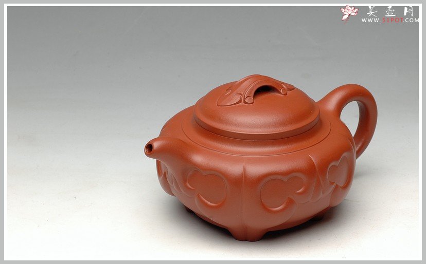 紫砂壶图片：赵庄红泥 经典代表作 四季如意 - 宜兴紫砂壶网
