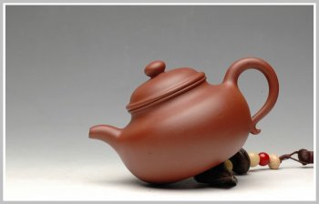 紫砂壶图片：曲峰优质地曹清 莲子 - 宜兴紫砂壶网