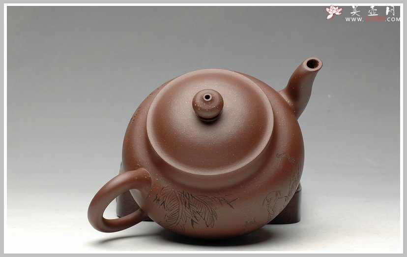 紫砂壶图片：精工 实用莲子 - 宜兴紫砂壶网