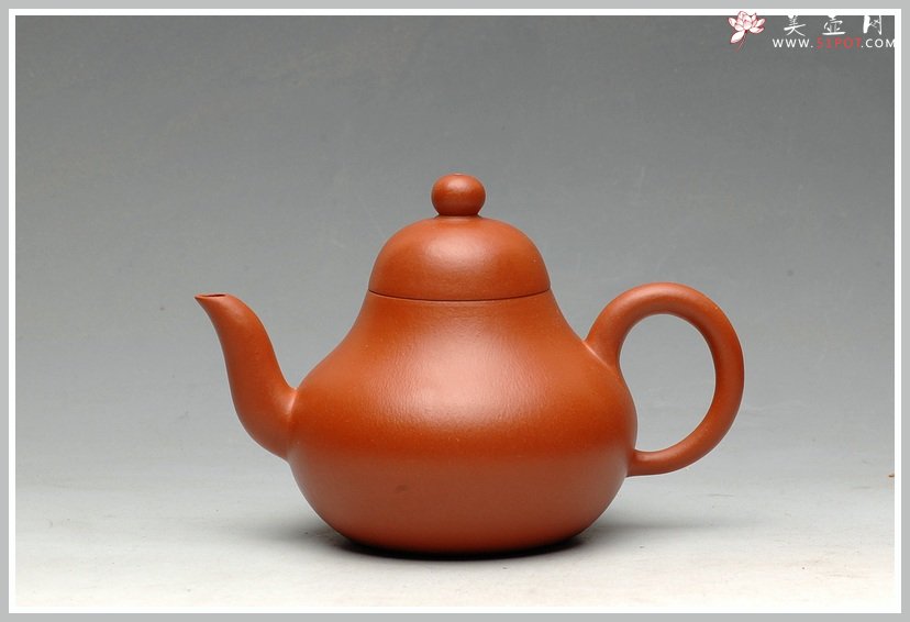 紫砂壶图片：俊秀高雅 摹古取趣  全手思亭 - 宜兴紫砂壶网
