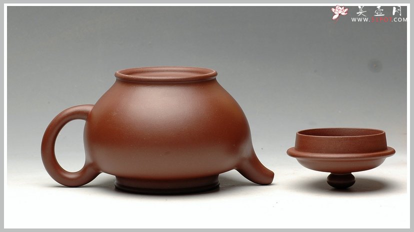 紫砂壶图片：江友明 三式之大亨掇只  辛卯年作品 精品 - 宜兴紫砂壶网