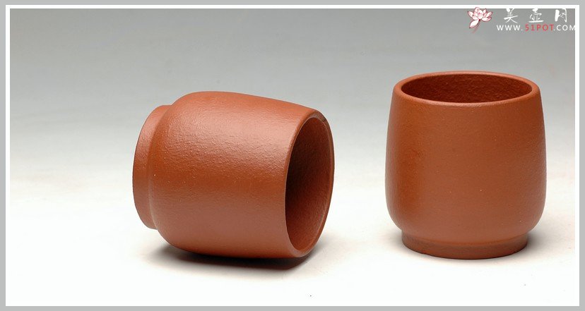紫砂壶图片：几个优质好料手工杯 红皮龙 段泥 紫泥 朱泥 - 宜兴紫砂壶网