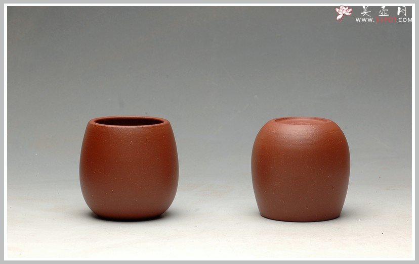 紫砂壶图片：几个优质好料手工杯 红皮龙 段泥 紫泥 朱泥 - 宜兴紫砂壶网