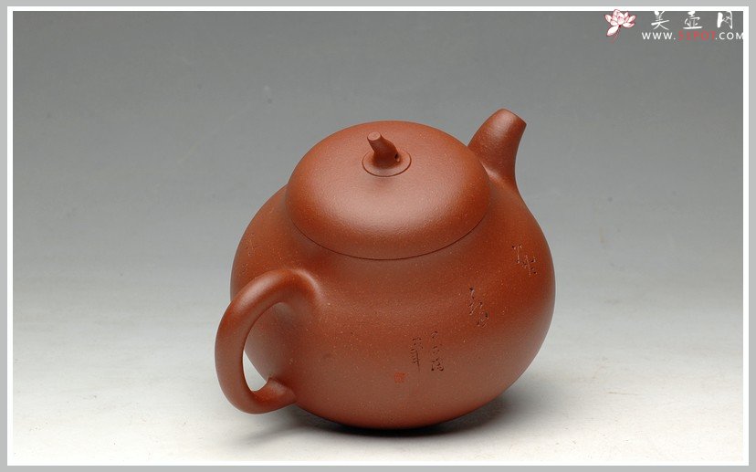 紫砂壶图片：辛卯年力作  枯枝鸟 全手玉成窑石匏 - 宜兴紫砂壶网