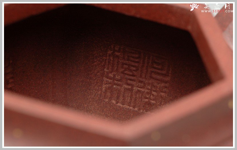 紫砂壶图片：24k真金 福寿双全 全手宫灯 - 宜兴紫砂壶网