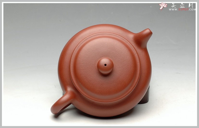 紫砂壶图片：温润如玉 追慕大亨 全手扁腹 - 宜兴紫砂壶网