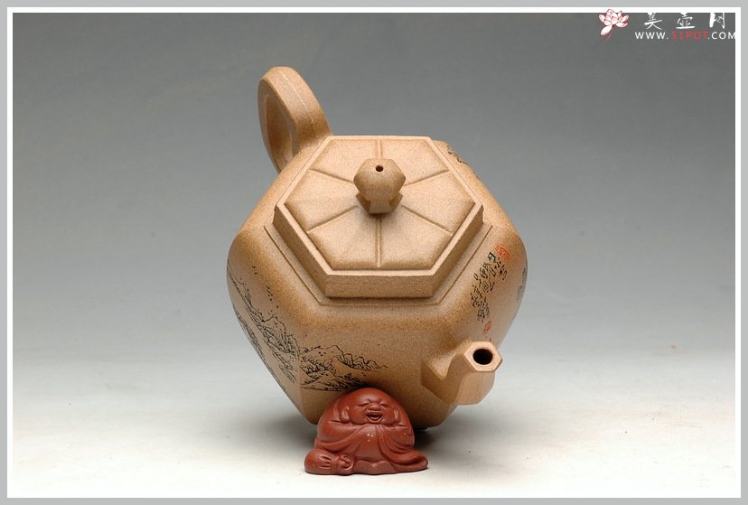 紫砂壶图片：李彦雄老师通景山水 何卫枫实力全手连连高登 - 宜兴紫砂壶网