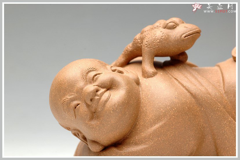 紫砂壶图片：优质段泥漂亮 前途无量 送礼佳品 - 宜兴紫砂壶网