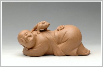 紫砂壶图片：优质段泥漂亮 前途无量 送礼佳品 - 宜兴紫砂壶网