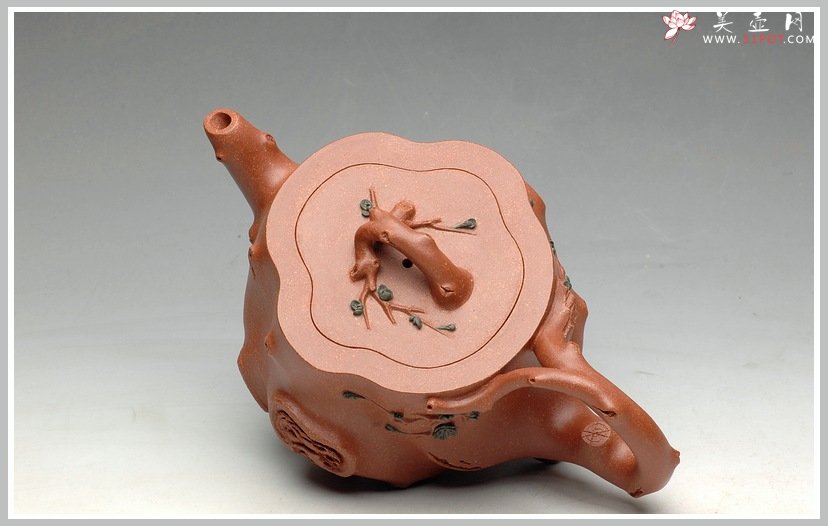 紫砂壶图片：降坡泥 全手喜上眉梢 舞动神韵 - 宜兴紫砂壶网