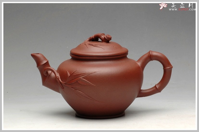 紫砂壶图片：清风 笑樱竹节 - 宜兴紫砂壶网