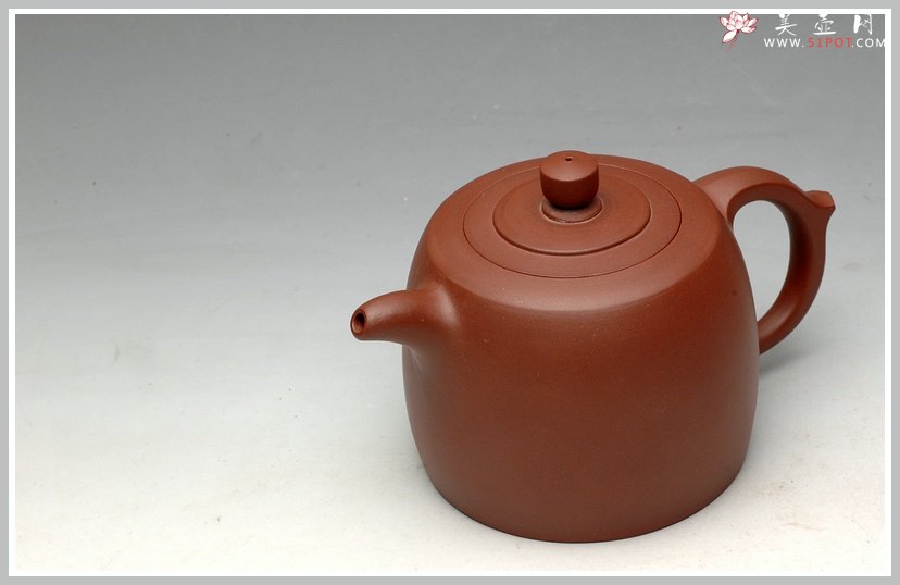紫砂壶图片：简约不简单 全手井栏 - 宜兴紫砂壶网