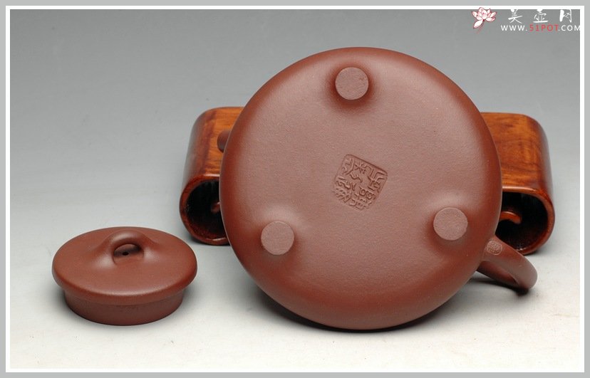 紫砂壶图片：好底料 骨肉均挺 实力艺人 全手子冶石瓢 - 宜兴紫砂壶网