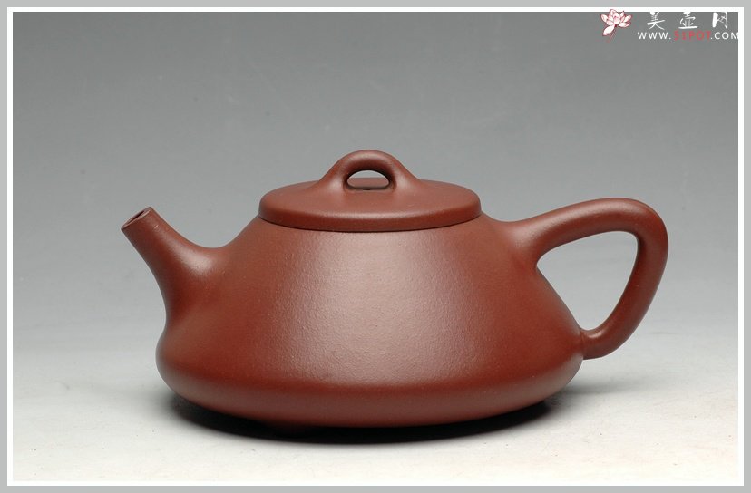 紫砂壶图片：好底料 骨肉均挺 实力艺人 全手子冶石瓢 - 宜兴紫砂壶网