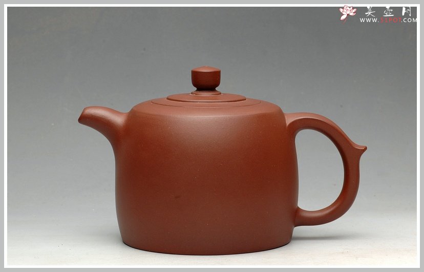 紫砂壶图片：简约不简单 全手井栏 - 宜兴紫砂壶网