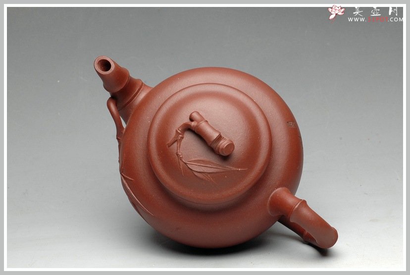 紫砂壶图片：清风 笑樱竹节 - 宜兴紫砂壶网