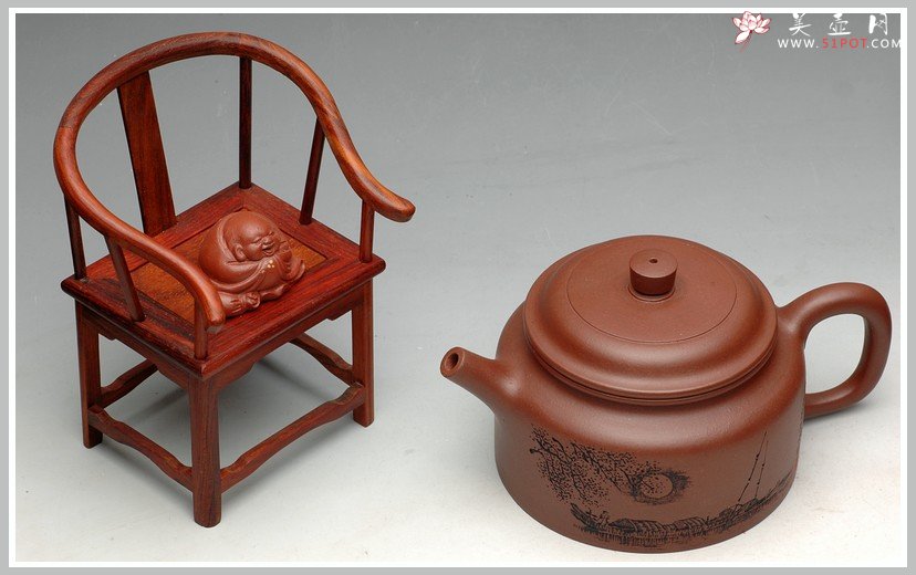 紫砂壶图片：敏而好学 做工精细 全手德中 - 宜兴紫砂壶网