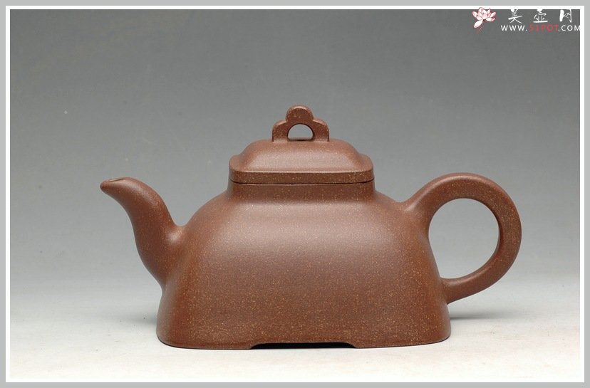 紫砂壶图片：圆润 浑厚   高颈孤菱 - 宜兴紫砂壶网
