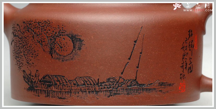 紫砂壶图片：敏而好学 做工精细 全手德中 - 宜兴紫砂壶网