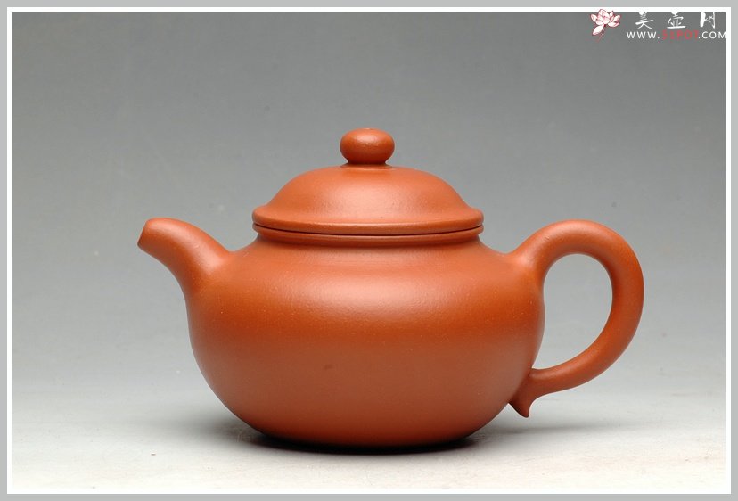 紫砂壶图片：丰盈可人 古朴静雅   全手矮莲 - 宜兴紫砂壶网