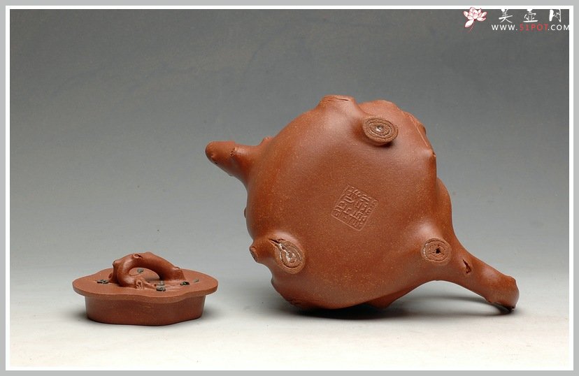 紫砂壶图片：降坡泥 全手喜上眉梢 舞动神韵 - 宜兴紫砂壶网