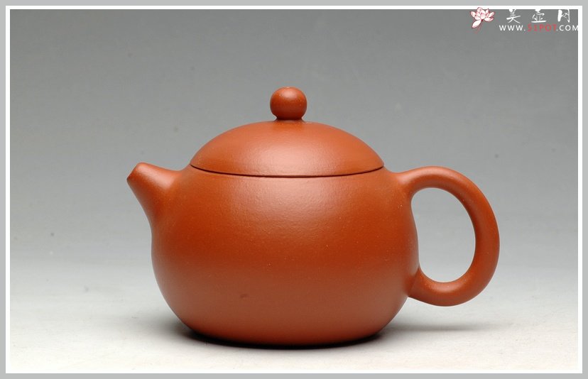 紫砂壶图片：紫砂爱好者必入之全手倒把西施 优质好朱泥 - 宜兴紫砂壶网