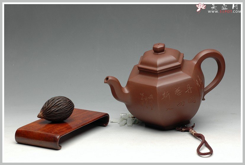 紫砂壶图片：国高工饱满大气 全手工 意方壶 仅供欣赏 请勿询价 - 宜兴紫砂壶网