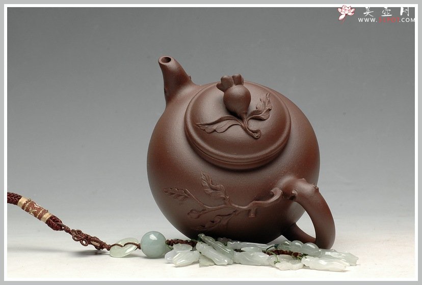 紫砂壶图片：饱满可人之秋硕 - 宜兴紫砂壶网