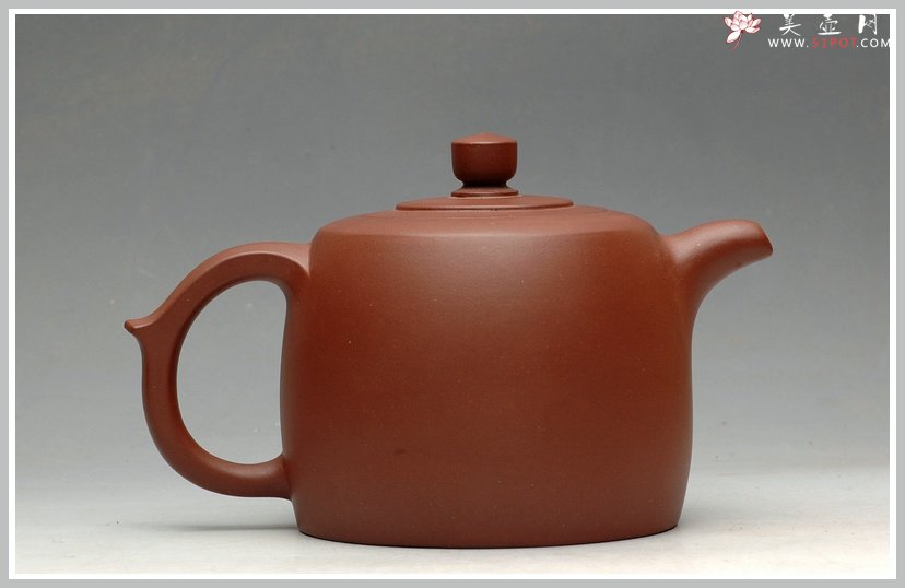紫砂壶图片：简约不简单 全手井栏 - 宜兴紫砂壶网