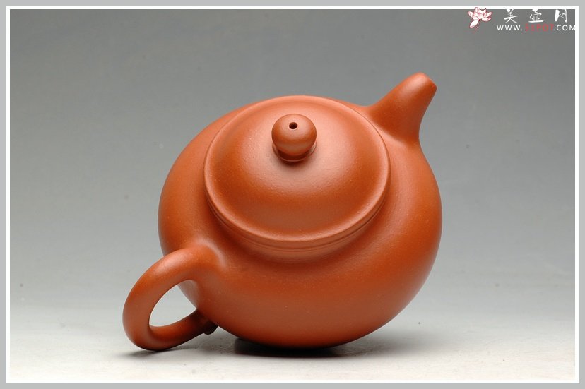 紫砂壶图片：丰盈可人 古朴静雅   全手矮莲 - 宜兴紫砂壶网