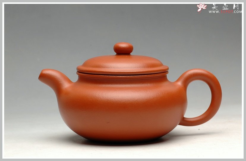 紫砂壶图片：秋收美壶 实用佳品 杀铁利器 赵庄朱泥 全手小仿古 - 宜兴紫砂壶网