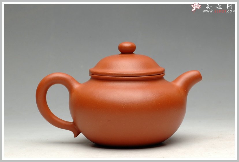 紫砂壶图片：丰盈可人 古朴静雅   全手矮莲 - 宜兴紫砂壶网