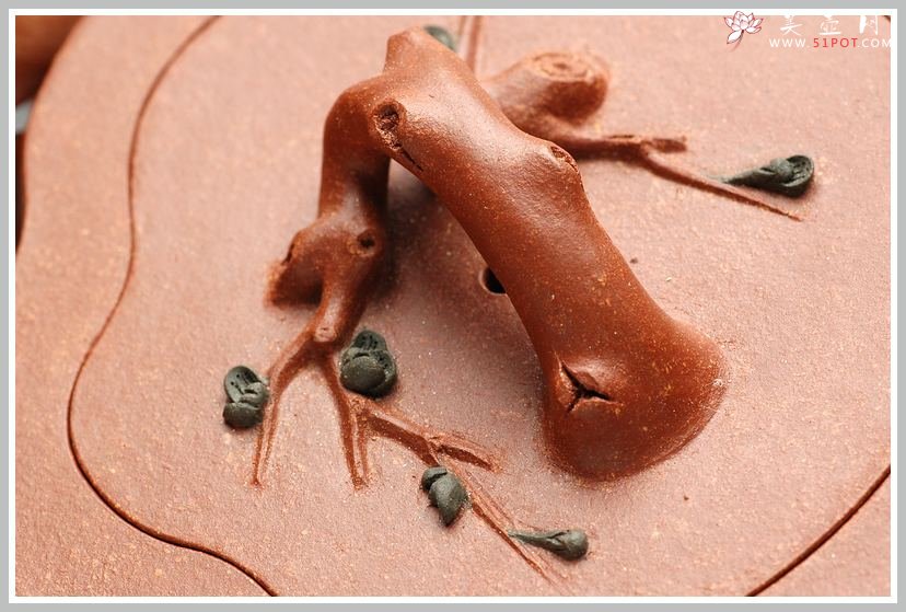 紫砂壶图片：降坡泥 全手喜上眉梢 舞动神韵 - 宜兴紫砂壶网