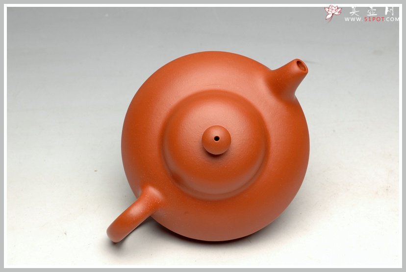 紫砂壶图片：翘嘴可爱 单片折肩 实力体现 全手朱泥小合欢 - 宜兴紫砂壶网