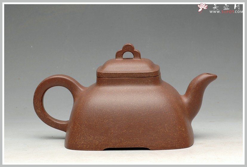 紫砂壶图片：圆润 浑厚   高颈孤菱 - 宜兴紫砂壶网