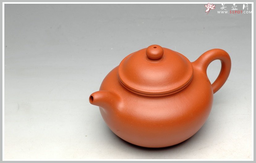 紫砂壶图片：丰盈可人 古朴静雅   全手矮莲 - 宜兴紫砂壶网