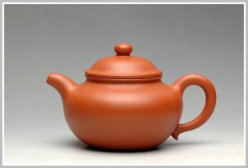 紫砂壶图片：丰盈可人 古朴静雅   全手矮莲 - 宜兴紫砂壶网